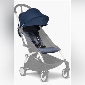 BABYZEN YOYO 6+ blue Pack Seat Fabric Set for YOYO+ and YOYO' Stroller Frames